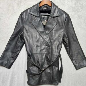 Black Leather Jacket Tanner's Avenue Black Italian Lamb Leather Jacket Size L
